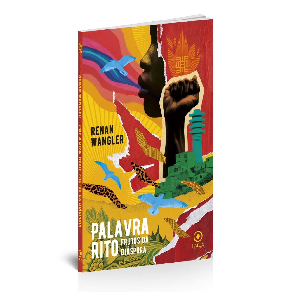 Palavra Rito - Frutos da Diáspora, poemas de Renan Wangler - Capa do Livro na Editora Patuá